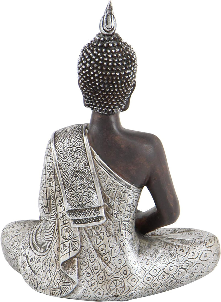 Deco 79 Polystein Skulptur, Kunststein, schwarz, SMALL Size SMALL SIZE Schwarz, SMALL SIZE Schwarz