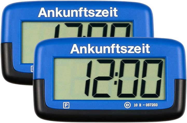 2X Needit Park Micro elektronische Parkscheibe mit Zulassung I Die kleinste Parkscheibe der Welt | D