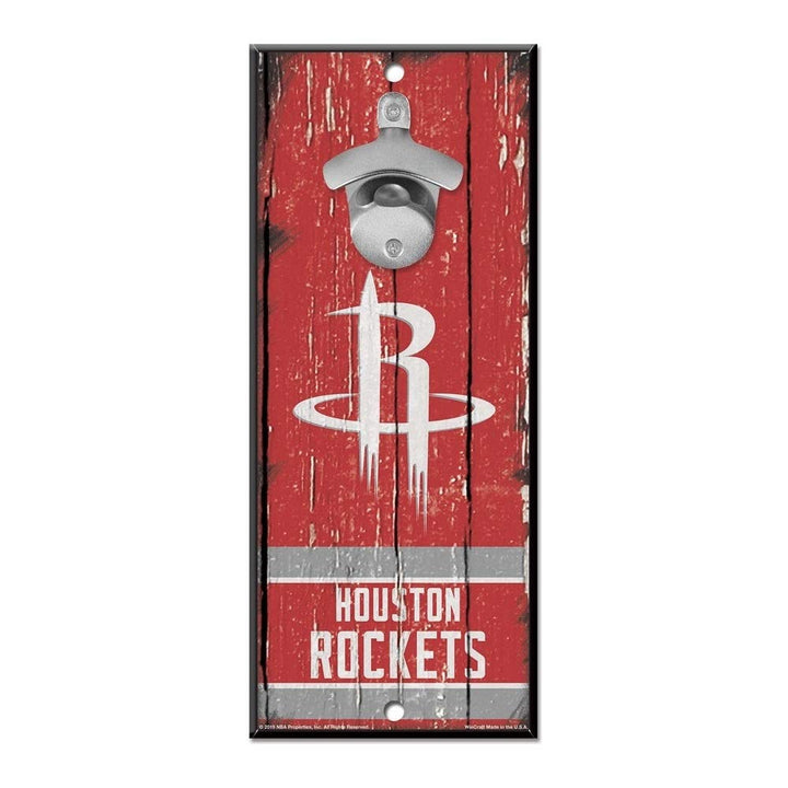 Wincraft Houston Rockets NBA Schild mit Flaschenöffner