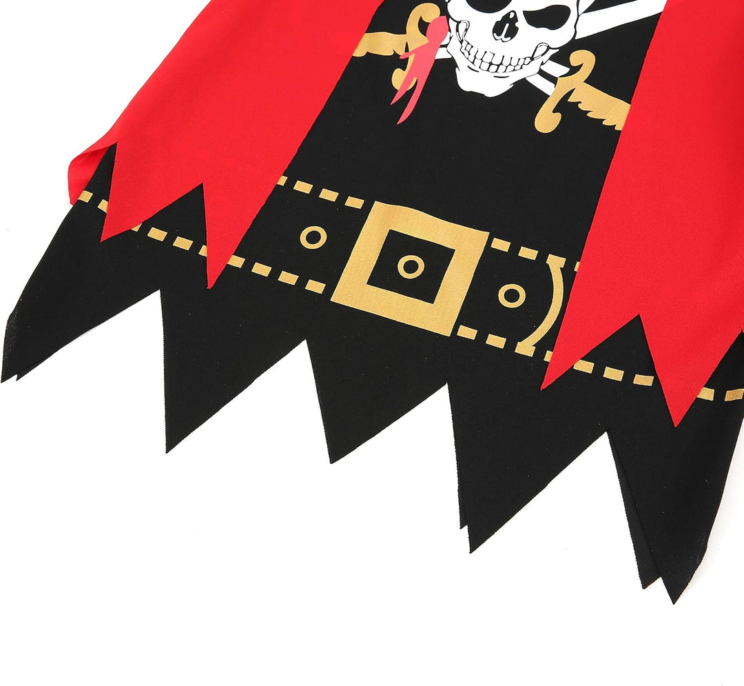 Sincere Party Aufrichtige Partei Piratenkostüm für Kinder, Piraten-Rollenspiel-Kits Für Kinder 3-4,