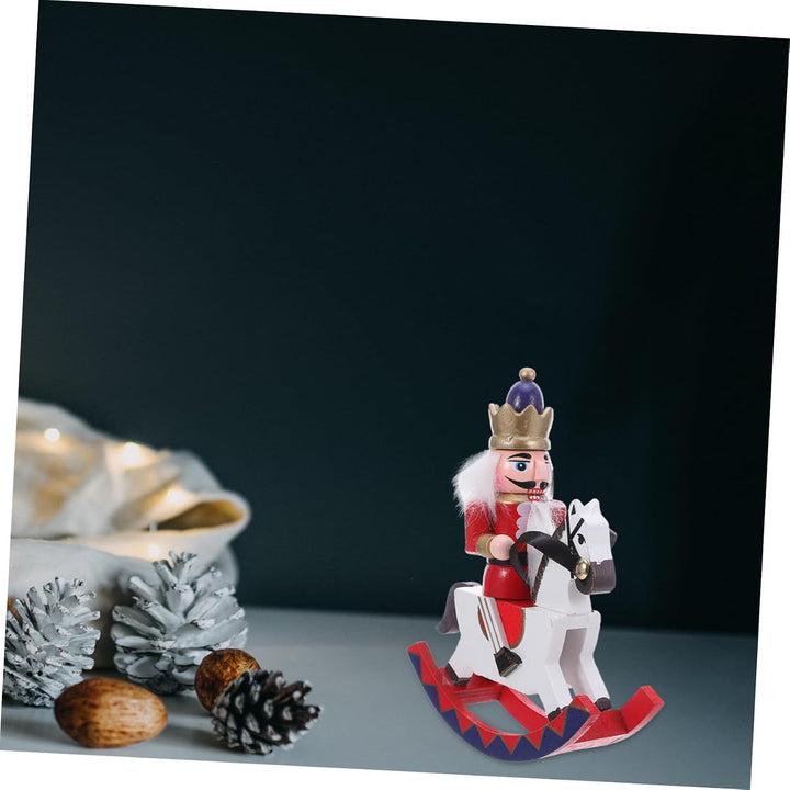 VANZACK Nussknackerfiguren Aus Holz Für Weihnachtsdeko Tischdekoration Und Christbaumschmuck Traditi