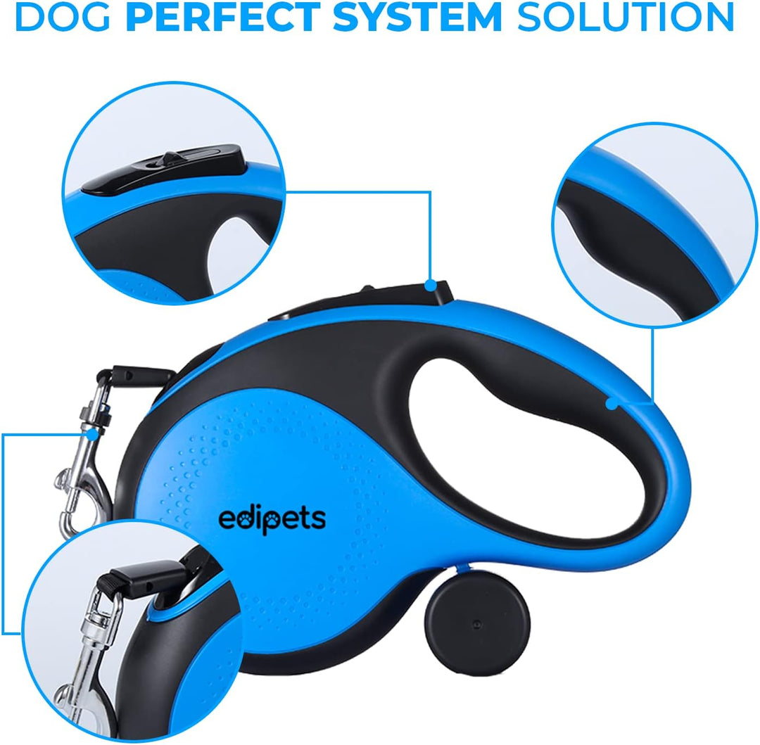 Edipets, Hundeleine, Ausziehbar und Einziehbar, 5 m, 8 m, Flexibel, für Training und Spaziergänge, f