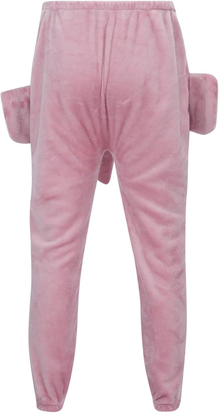 Schlafanzughose Herren Lustig Elefant Pyjamahose Couple Flying Elephant Shorts mit Rüssel Fun Nachtw