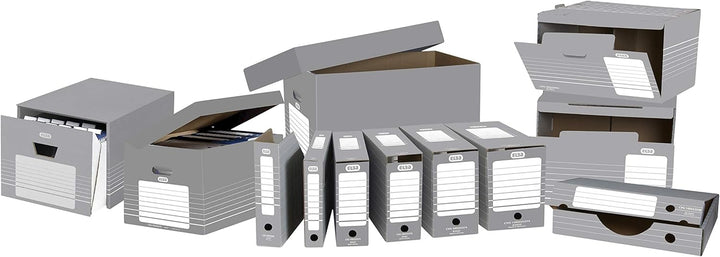 ELBA Archivbox Tric, 50 Stück, 9,5 cm, grau Archivbox 9,5 cm, Archivbox 9,5 cm