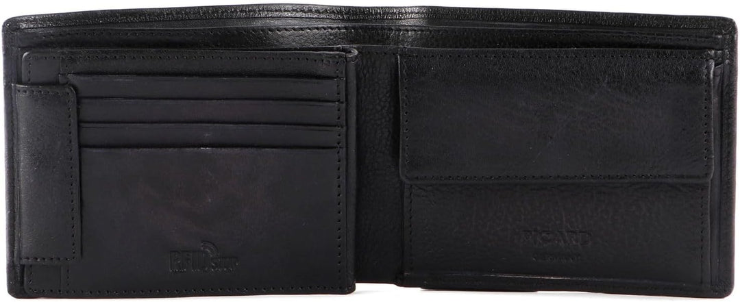 Picard Hans 1 - Geldbörse 8cc 12 cm RFID Rindsleder anthrazit, Anthrazit