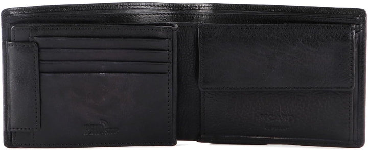Picard Hans 1 - Geldbörse 8cc 12 cm RFID Rindsleder anthrazit, Anthrazit