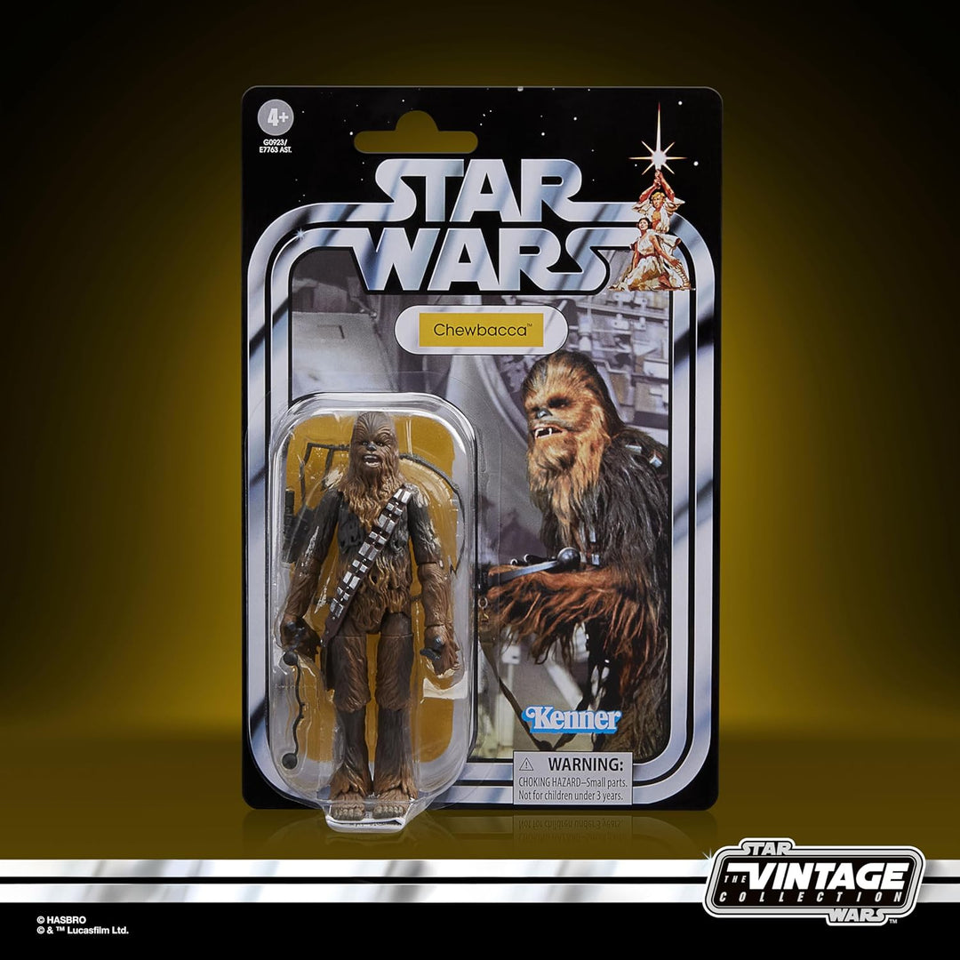 Star Wars The Vintage Collection Chewbacca, Neue Hoffnung Premium Action-Figur (9,5 cm)