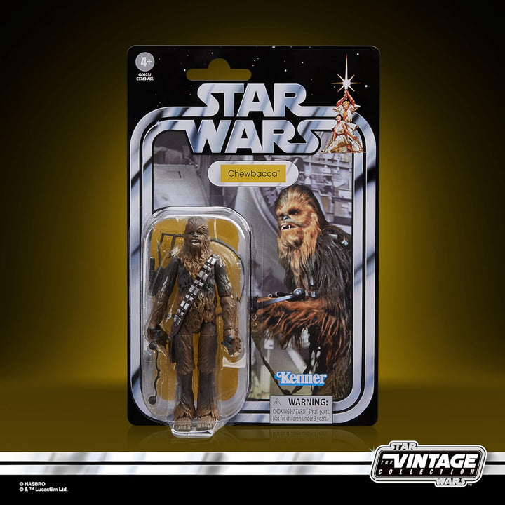 Star Wars The Vintage Collection Chewbacca, Neue Hoffnung Premium Action-Figur (9,5 cm)