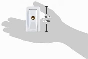 ABUS Fenster-Zusatzschloss 3010, weiss, 02073 verschiedenschliessend