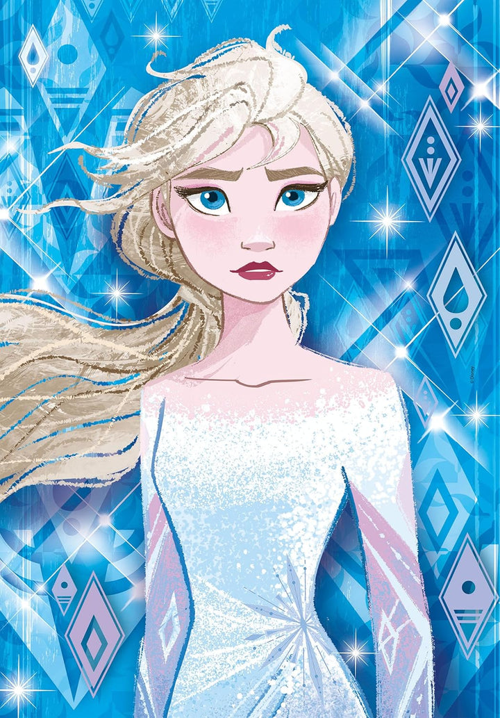 Clementoni 25240 Supercolor Frozen 2 – Puzzle 3 x 48 Teile ab 4 Jahren, buntes Kinderpuzzle mit beso