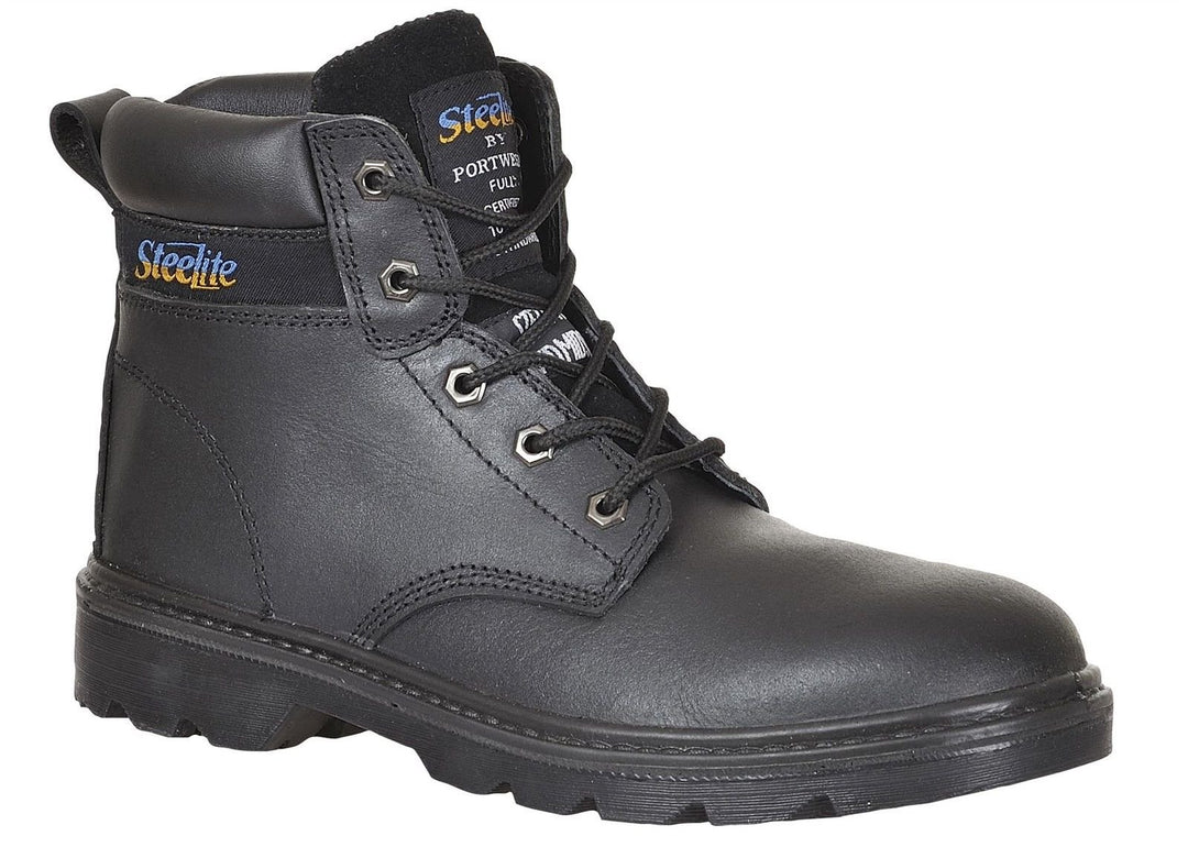 Portwest Steelite Thor Sicherheitsstiefel S3, Grösse: 44, Farbe: Schwarz, FW11BKR44 44 EU Schwarz, 4