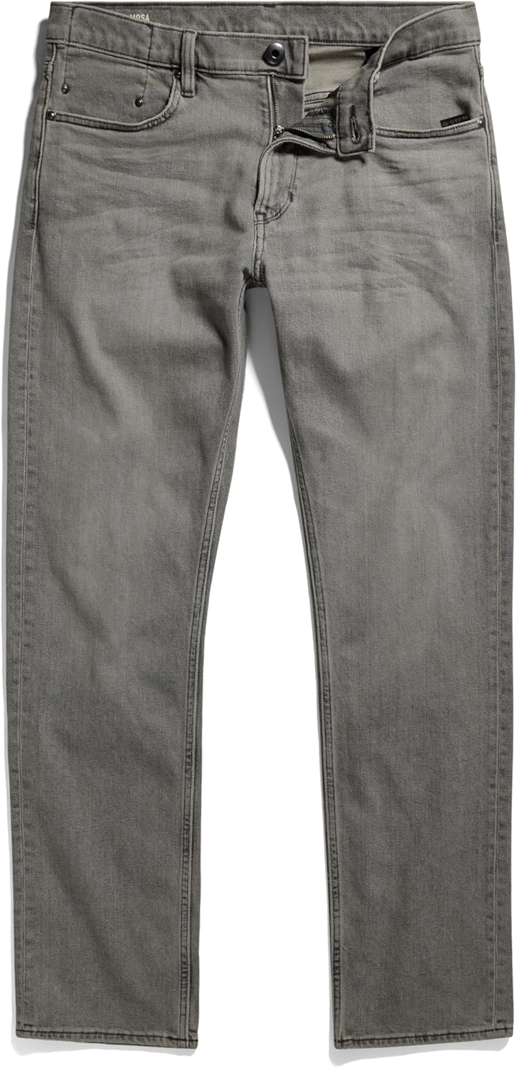 G-Star Raw Herren Jeans Mosa Straight Jeans 27W / 30L Blau (Faded Moonstone D23692-d497-g340), 27W /