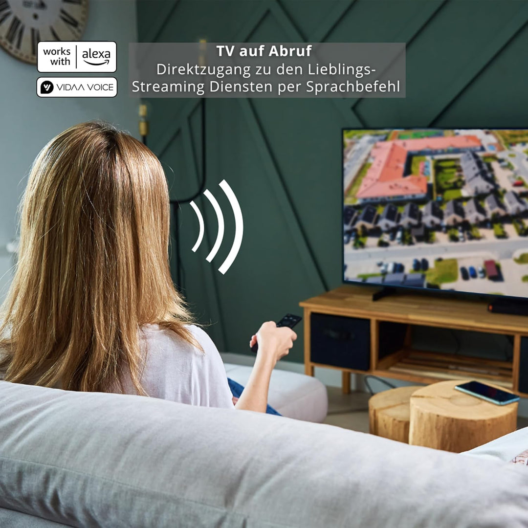 Toshiba 32WV3E63DAZ 32 Zoll Fernseher/VIDAA Smart TV (HD Ready, HDR, Triple-Tuner, Bluetooth, Dolby