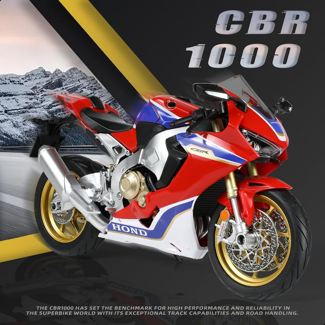1: 9 Motorradmodell kompatibel für Honda CBR 1000RR Metall Die-Cast-Motorradmodell Keine Baugruppe b