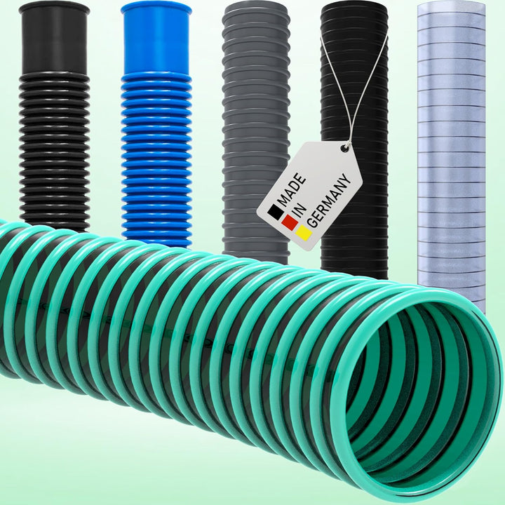 Saugschlauch Spiralschlauch Pumpenschlauch Förderschlauch Wasserschlauch Druckschlauch Poolschlauch