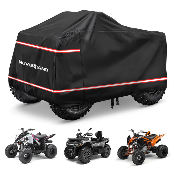 NEVERLAND XL Quad ATV Abdeckplane - Quad ATV Fahrzeug Abdeckung Schutz Cover Abdeckung Phosphoreszie
