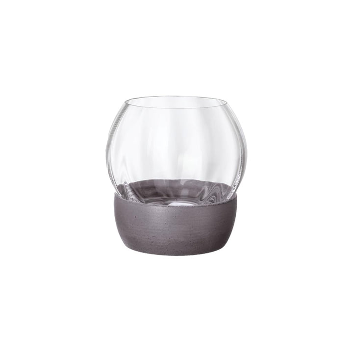 Villeroy & Boch – Rose Garden Home Teelichthalter, 11 cm, Kristallglas/Beton Windlicht 11 cm, Windli