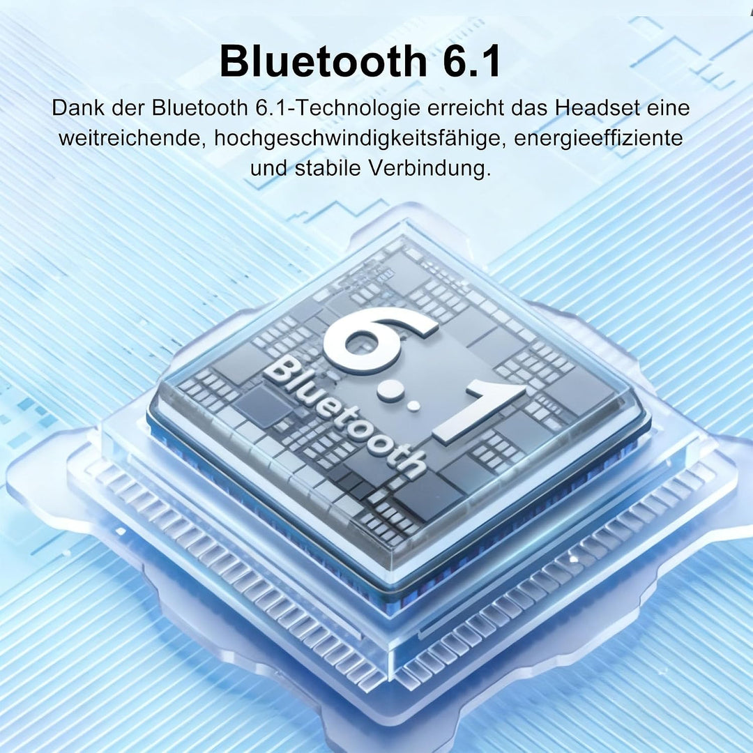 Headset mit Mikrofon USB Bluetooth 6.1 Freisprech Headset In Ear Kopfhörer | CVC8.0 Noise Cancelling