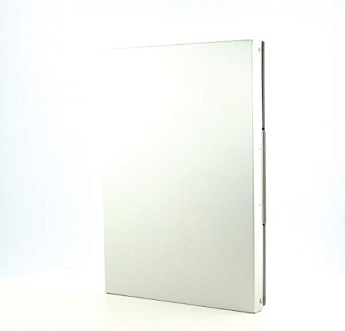 Westcott E-17004 00 Formularhalter-Box aus Aluminium, DIN A4, innenliegender Klemmhalter, seitlich ö