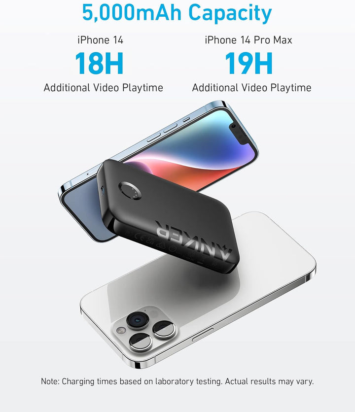 Anker 321 Magnetic Battery (PowerCore Magnetic 5K) 5000mAh Magnetische kabellose Powerbank, Kompatib