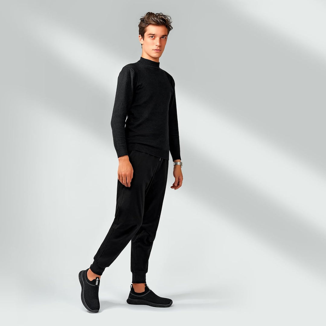 MrToNo Slip On Sneakers Herren Damen Turnschuhe Sportschuhe Fitness Sporthalle Freizeitschuhe Atmung