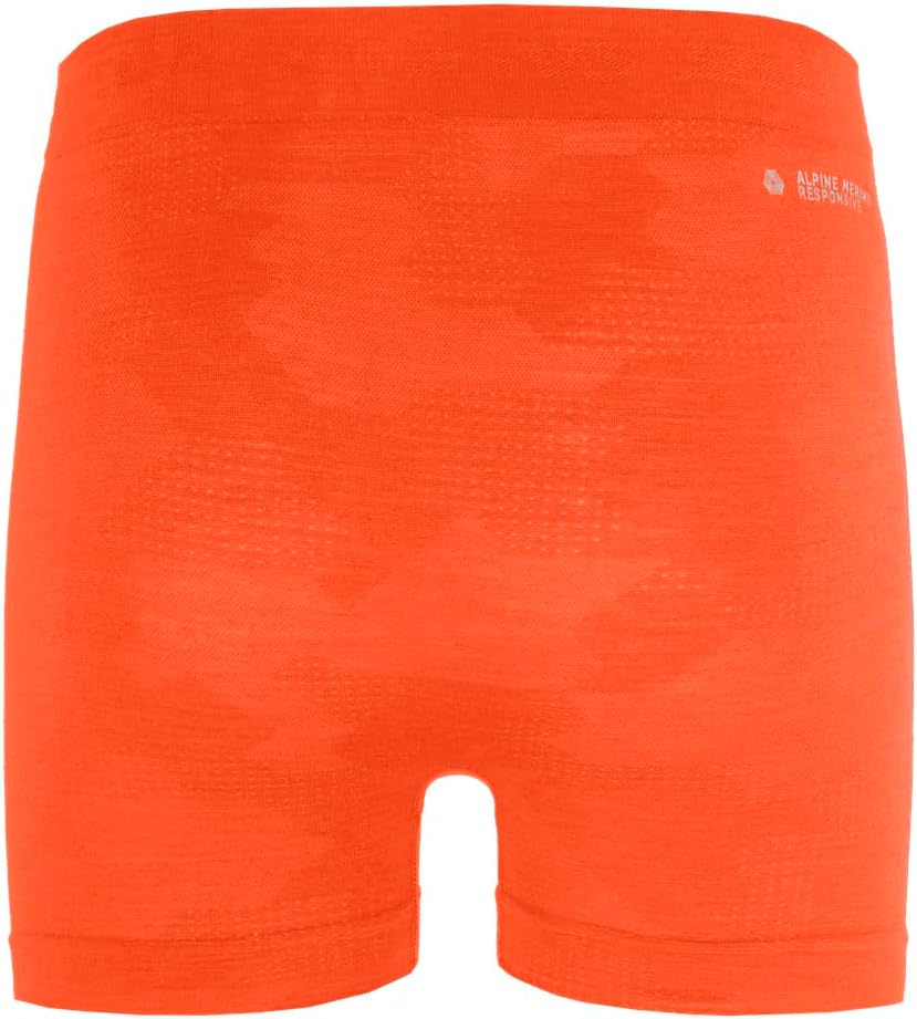 Salewa Herren Zebru Fresh Merino Responsive Boxer Men Underwear (1er Pack), S Red Orange