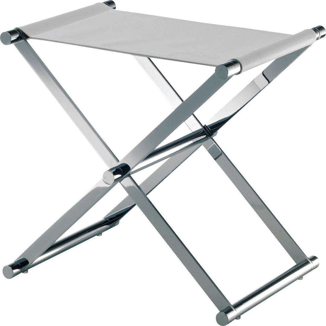 JOOP! Badhocker weiss Chromeline 45x34,5x45 cm