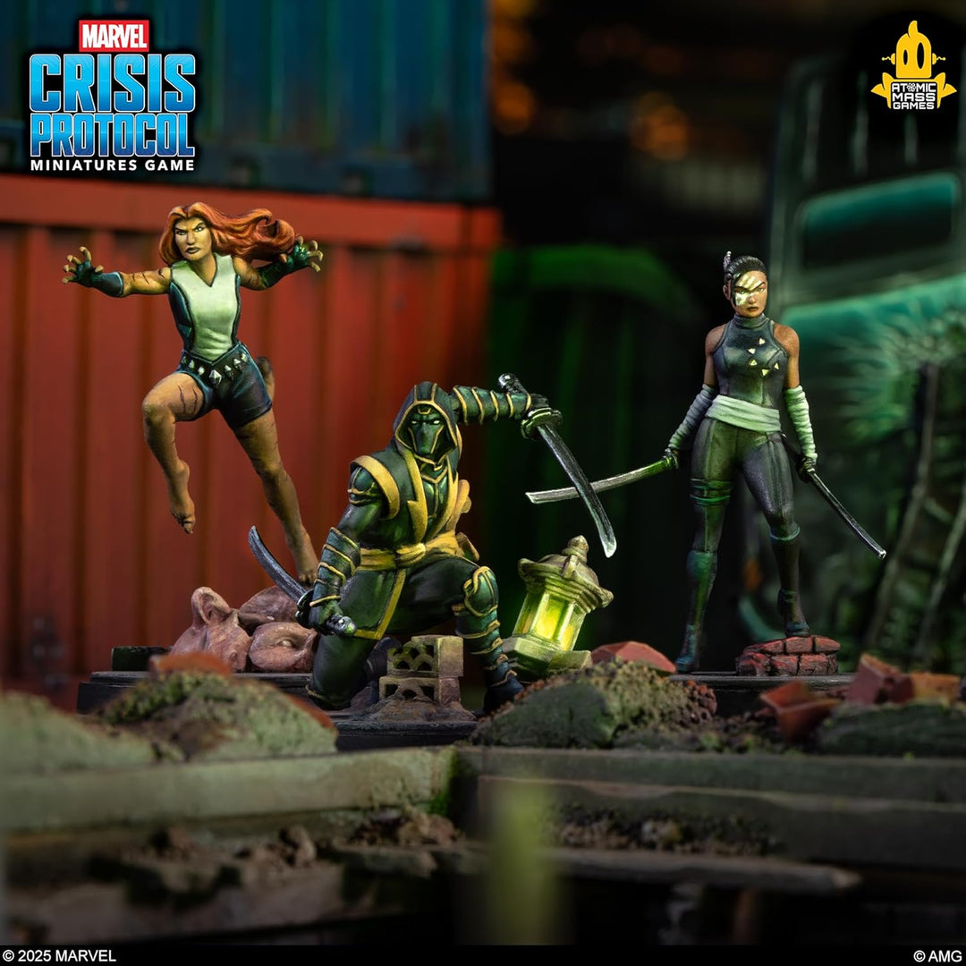 Asmodee, Marvel: Crisis Protocol – Echo, Ronin & Tigra, Character Pack, Atomic Mass Games, Tabletop,