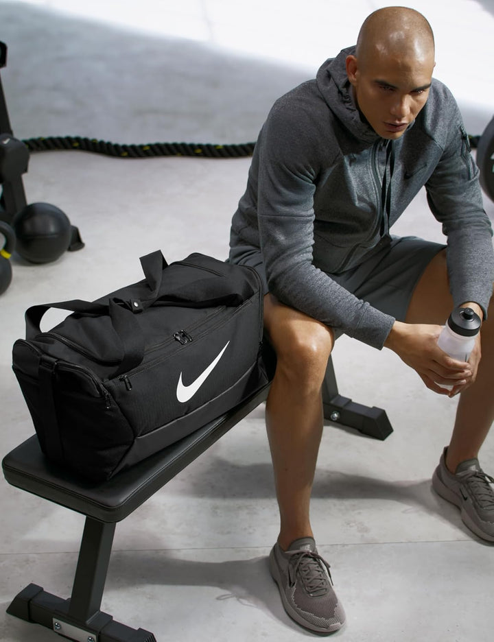 Nike Duff Sporttaschen, Schwarz/Schwarz/Weiss, Einheitsgrösse