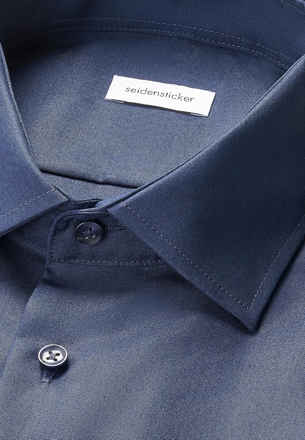 Seidensticker Herren Men Regular Shortsleeve Businesshemd 38 Dunkelblau(001001), 38 Dunkelblau(00100