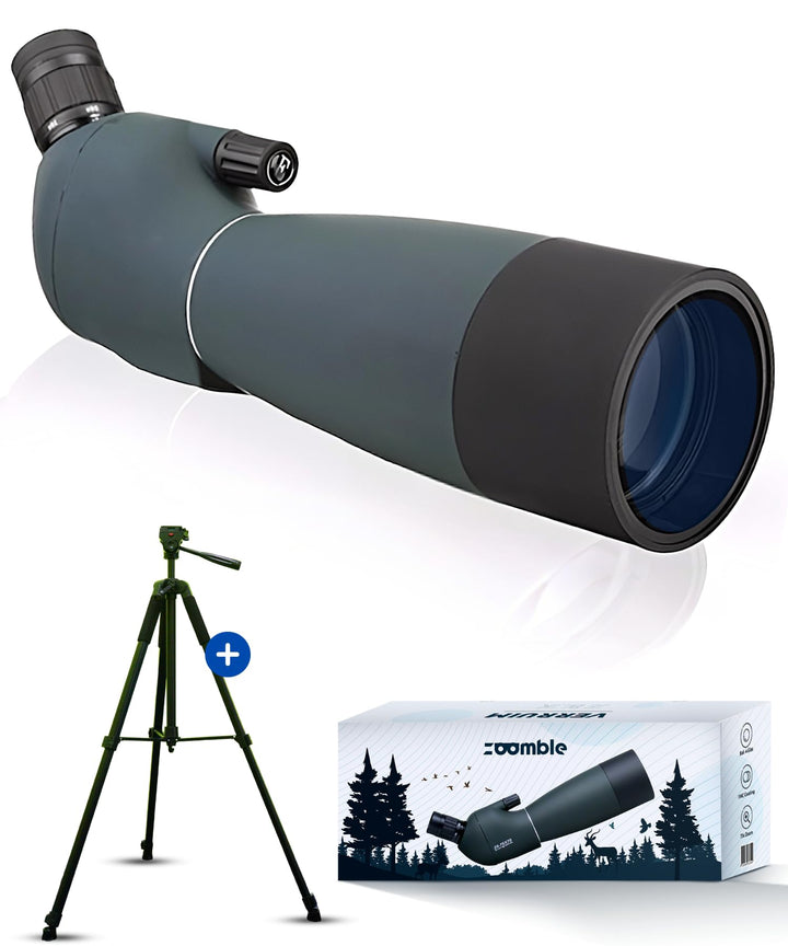 Spektiv 25x75 mit Stativ PRO | High Definition Zoom | Wasserdicht & Shockproof | FMC BaK-4 Prism | T