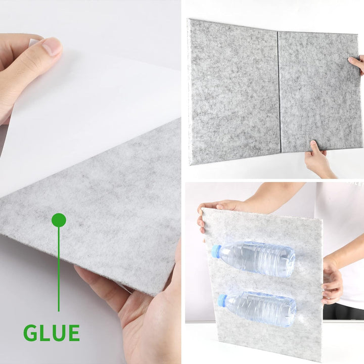 HyFanStr Schallabsorber Schalldämmung Wand, Akustikpaneele Schall Dämmung, Selbstklebende Schallschu