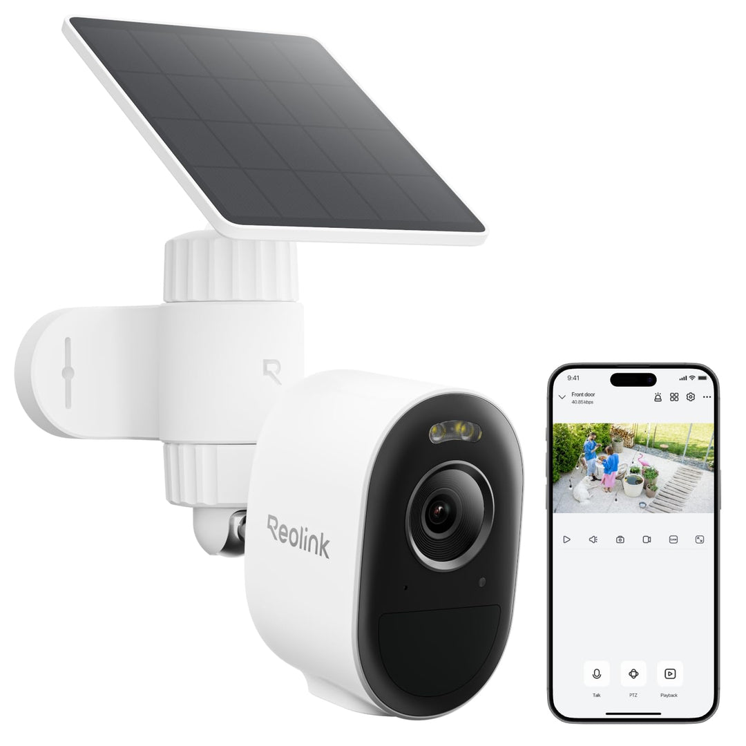 Reolink Überwachungskamera Aussen Solar Akku, 3K 5MP, WLAN Kamera Outdoor Kabellos mit 2,4/5GHz WiFi