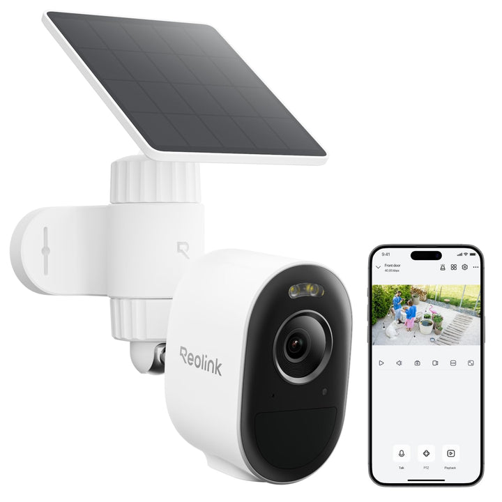 Reolink Überwachungskamera Aussen Solar Akku, 3K 5MP, WLAN Kamera Outdoor Kabellos mit 2,4/5GHz WiFi