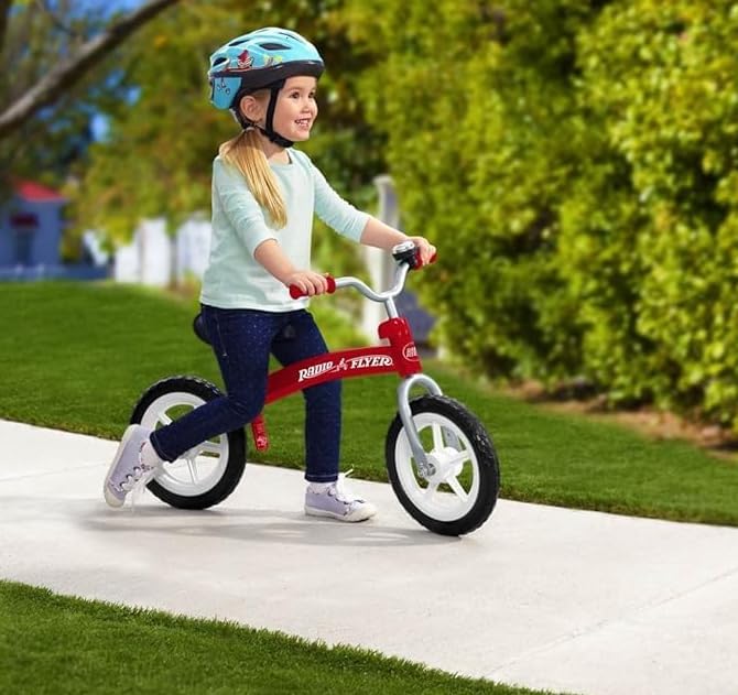 Radio Flyer 800A Glide &amp; Go Balance Bike, Red, 1