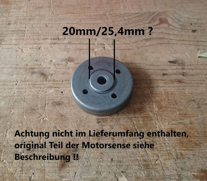 Unkrautbürsten passend für Stihl FS 350 Motorsense Freischneider mit Aufnahme 200 x 20 mm (1, Soft w