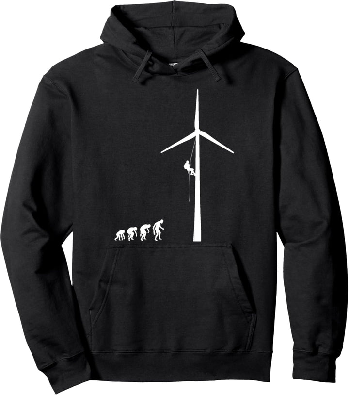 Windrad Mechaniker Servicetechniker Windenergieanlage Beruf Pullover Hoodie