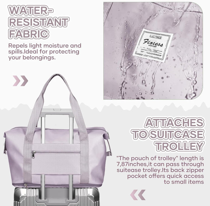 Reisetasche Damen Sporttasche 40x20x25 Ryanair Handgepäck Tasche Weekender Bag Schwimmtasche Wasserd