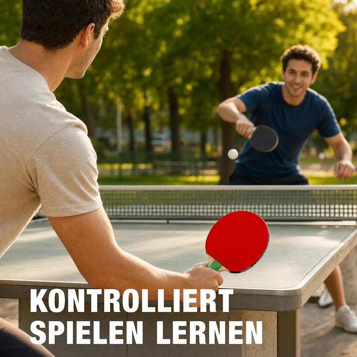 Donic-Schildkröt Tischtennis-Set Top Teams 400, 2 Schläger, 3 Bälle in guter 1* Qualität, in wertige