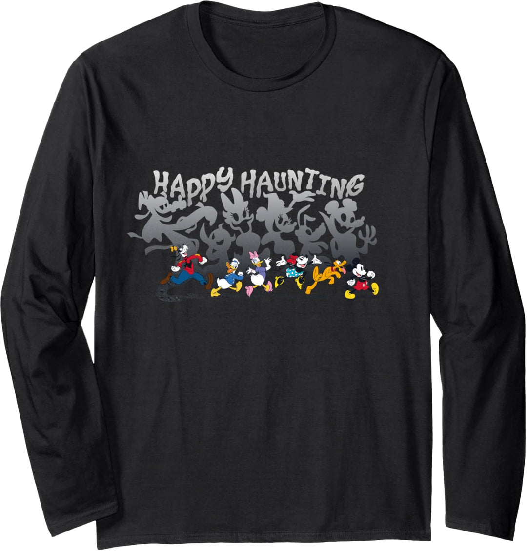 Disney Mickey and Friends Happy Haunting Halloween Langarmshirt