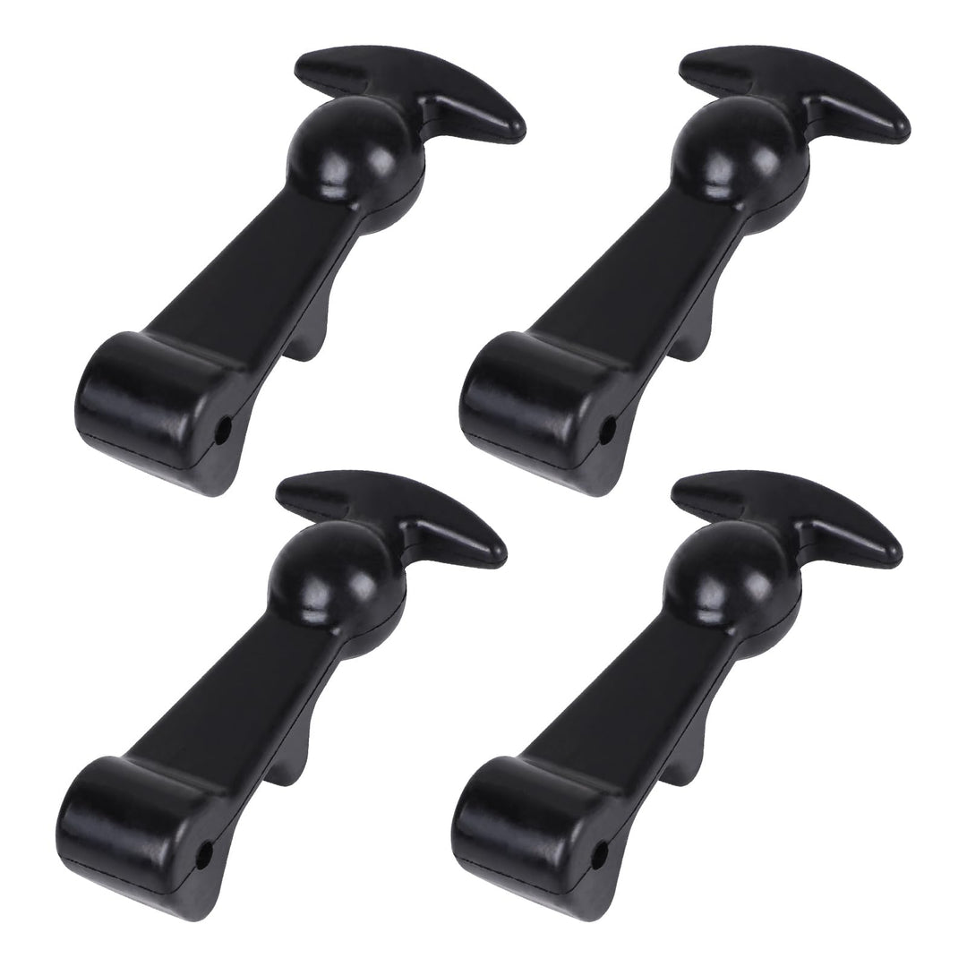 4X Elastischer Haubenhalter Gummi Haubenverschluss T Griff Spannverschluss Gummi Halterung Motorhaub