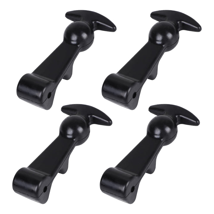 4X Elastischer Haubenhalter Gummi Haubenverschluss T Griff Spannverschluss Gummi Halterung Motorhaub