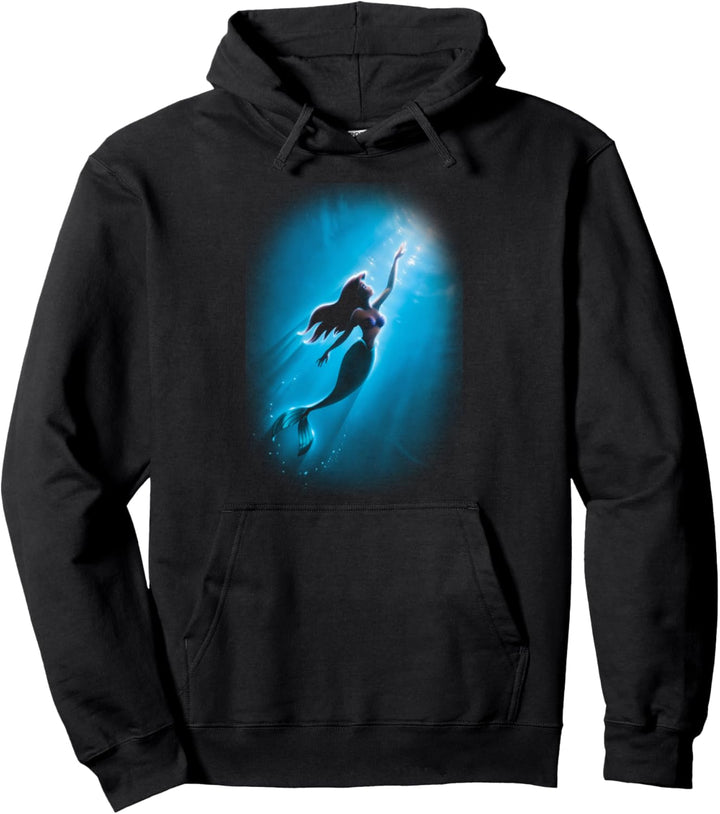 Disney The Little Mermaid Ariel Ocean Hue Silhouette Pullover Hoodie
