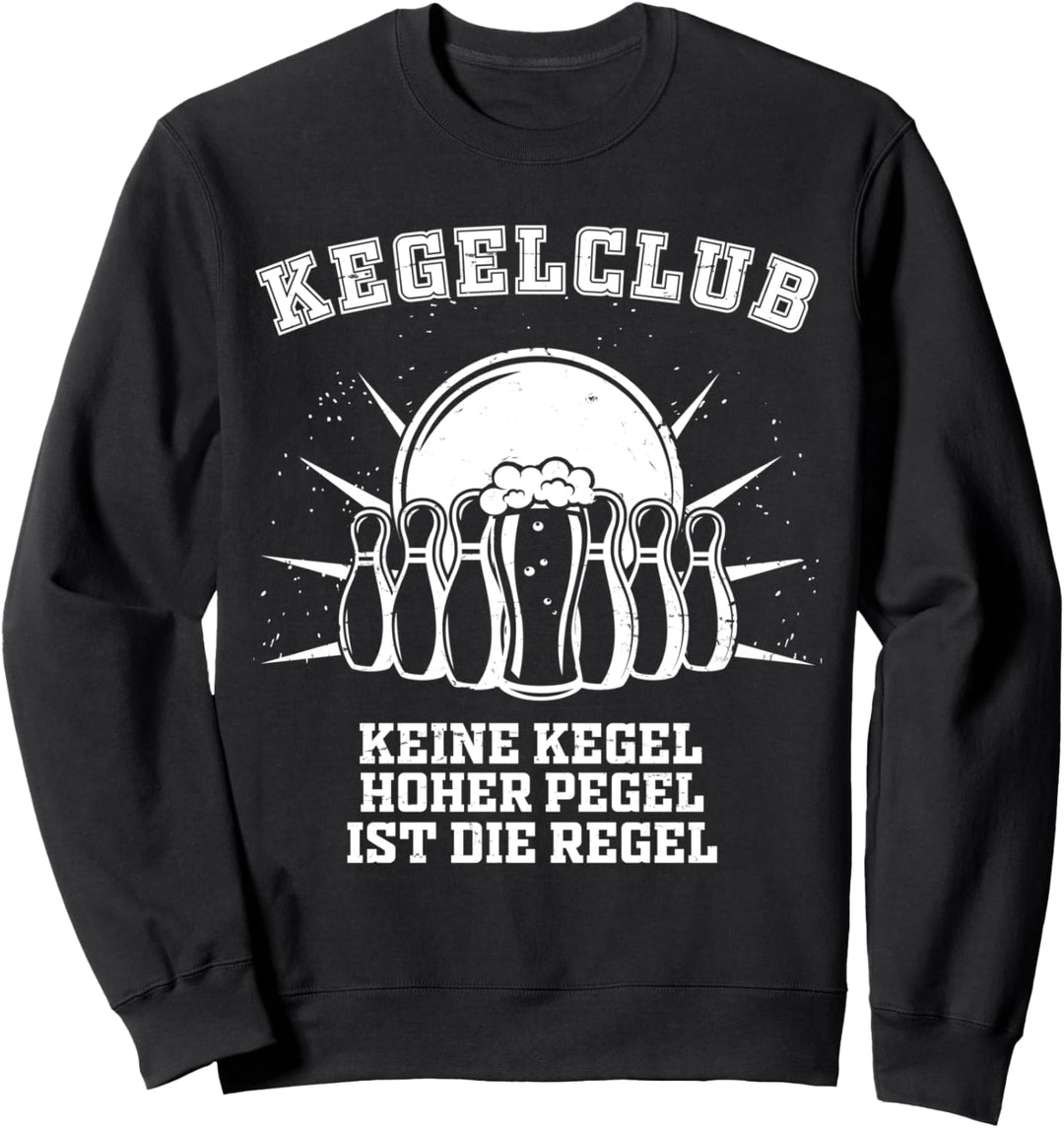 Funny Bowling Club - Team - Bier Sprüche - Retro Sweatshirt