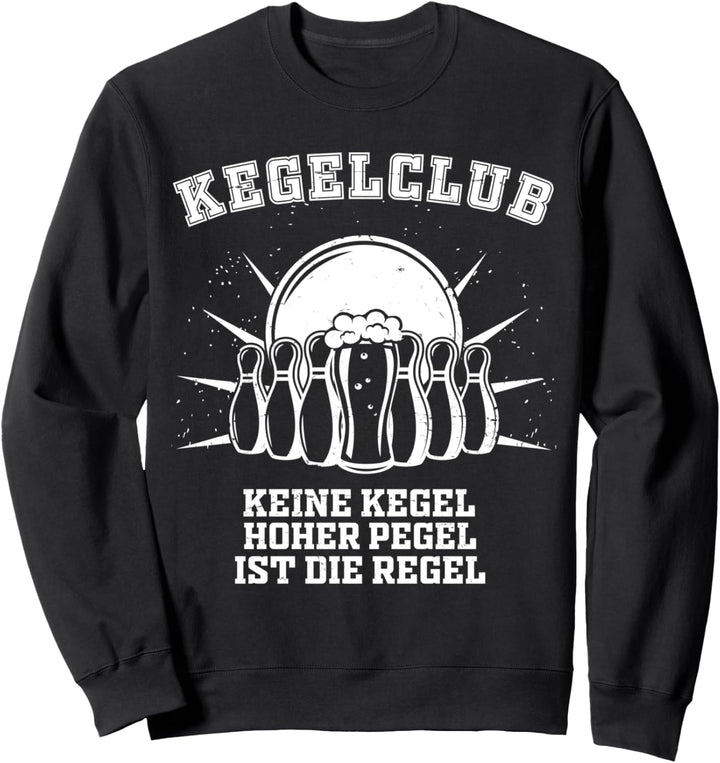 Funny Bowling Club - Team - Bier Sprüche - Retro Sweatshirt