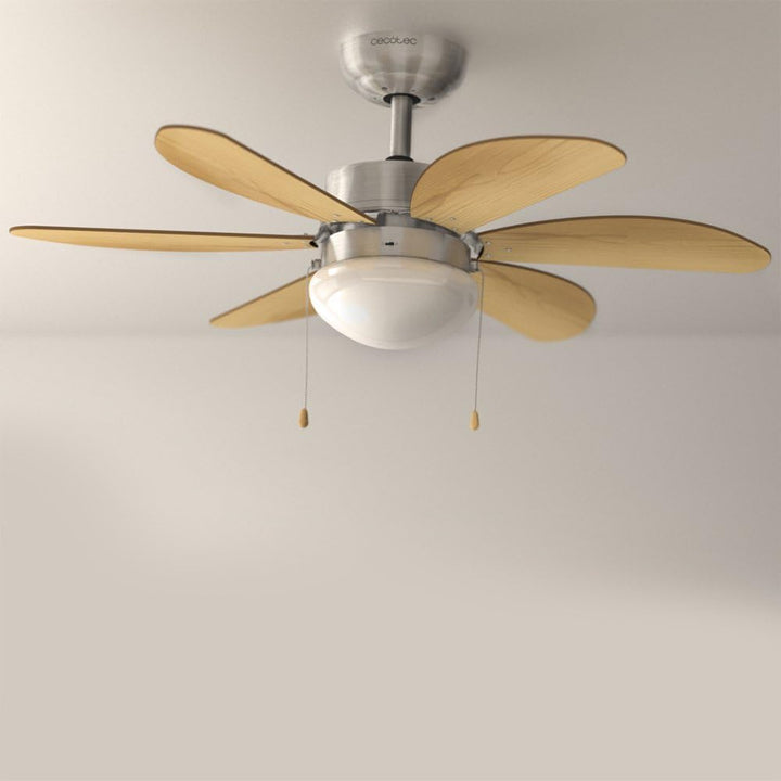 Cecotec Deckenventilator EnergySilence Aero 350. 50 W, geringer Verbrauch, 81 cm Durchmesser, Lampe,