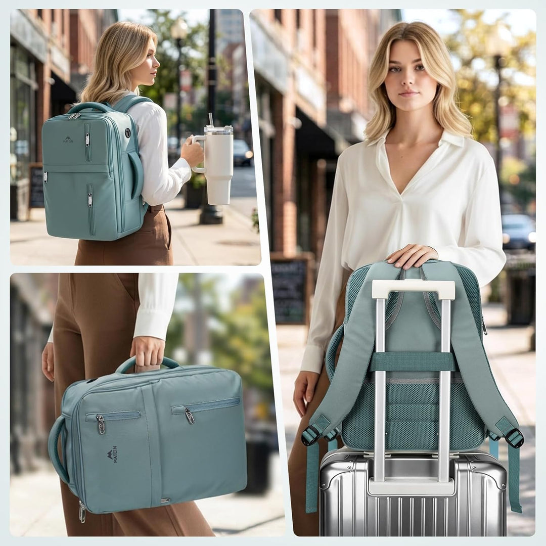 MATEIN Ryanair Handgepäck 40x30x20 mit Nassfach, 24L Rucksack Handgepäck Flugzeug Leicht, Ryanair Ru