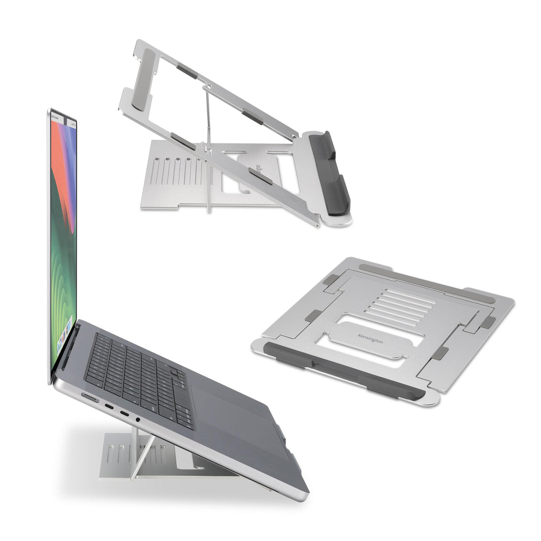 Kensington Easy Riser Laptopständer, höhenverstellbar und faltbarer Notebookständer aus Aluminium, f