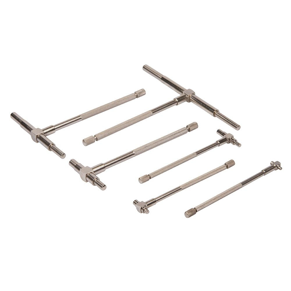 Silverline 675092 Teleskoplehren, 6-tlg. Satz 8–150 mm