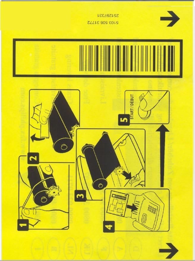 kompatible- Ersatz für Philips PFA-321 / PFA-322 Magic 2 Serie TTR Inkfilm für Philips Magic 2 VOX /